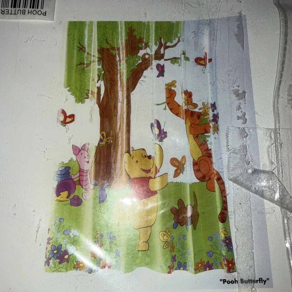 Disney Home ~ Winnie The Pooh‎ Shower Curtain With Rings Brand NEW 5409